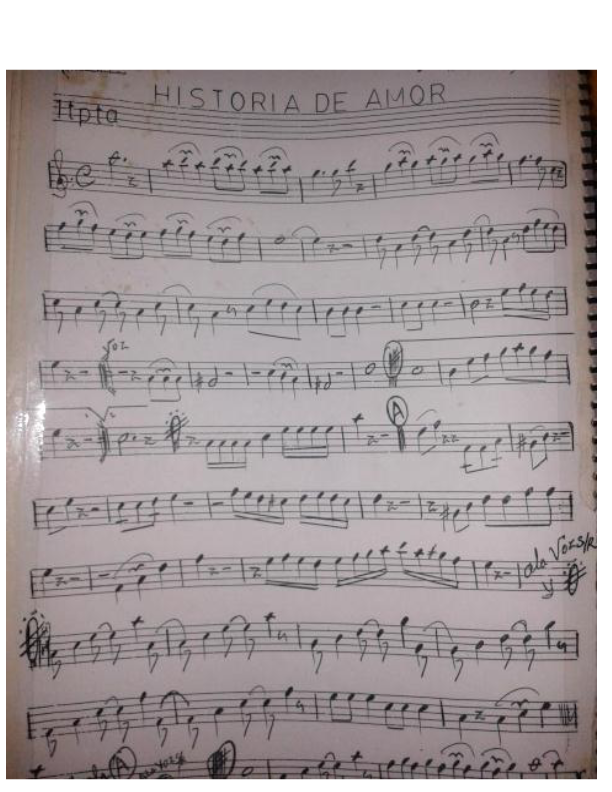 La imagen puede contener una previsualizacion de una partitura